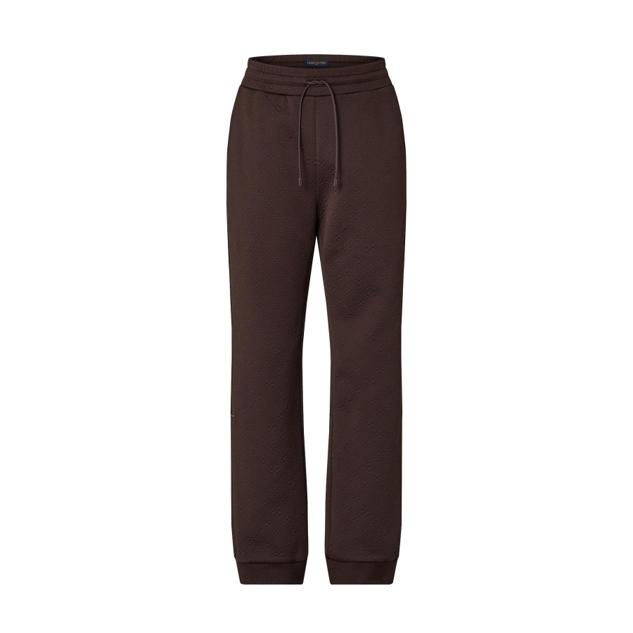 Men Louis Vuitton Pants | Monogram Technical Jogpants Brown