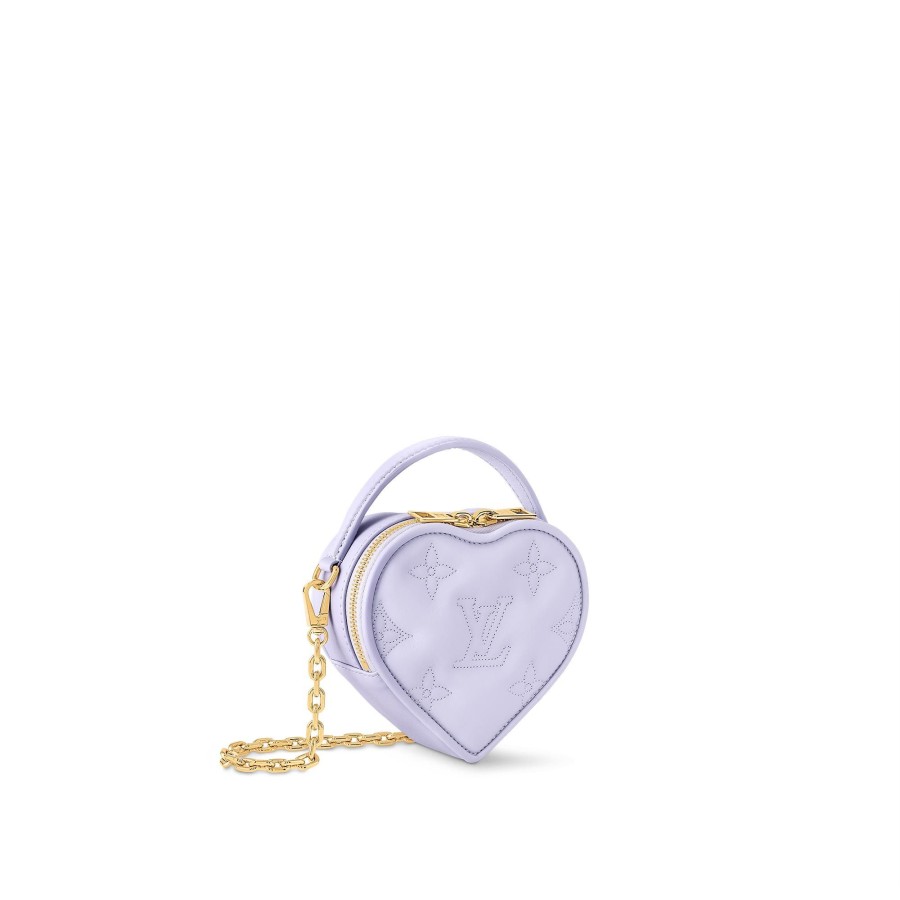 Women Louis Vuitton Mini Bags | Pop My Heart Pouch Lilac