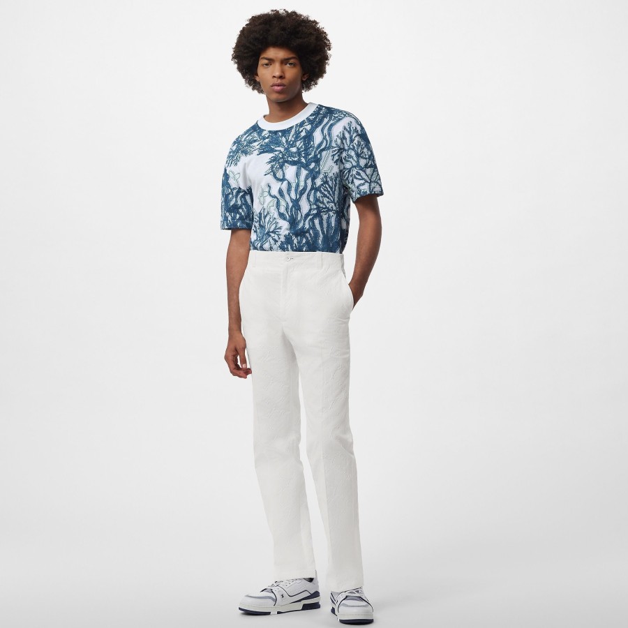 Men Louis Vuitton T-Shirts And Polos | Graphic Cotton Short-Sleeved T-Shirt