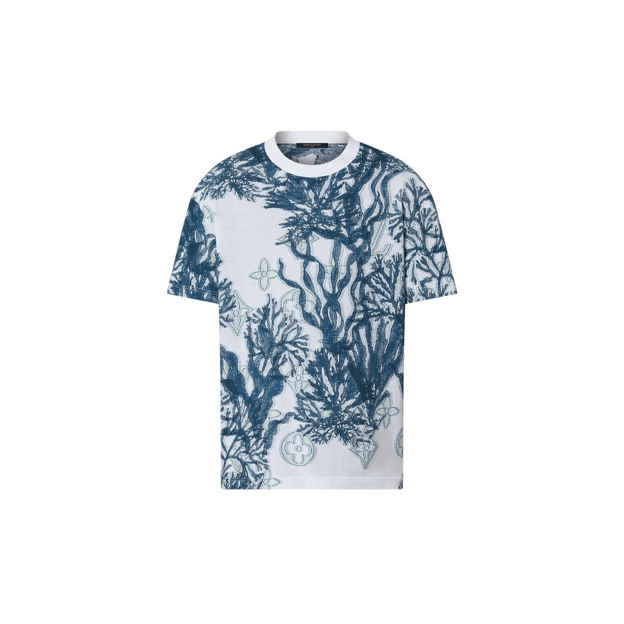 Men Louis Vuitton T-Shirts And Polos | Graphic Cotton Short-Sleeved T-Shirt