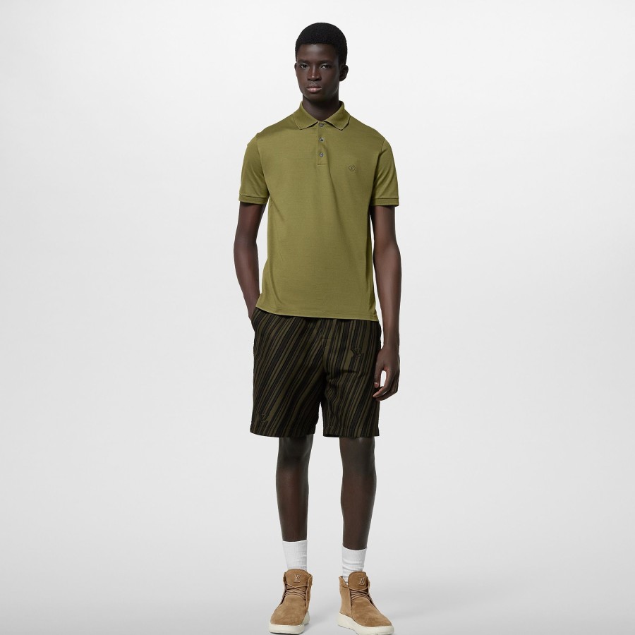 Men Louis Vuitton Pants | Casual Cotton Jacquard Shorts