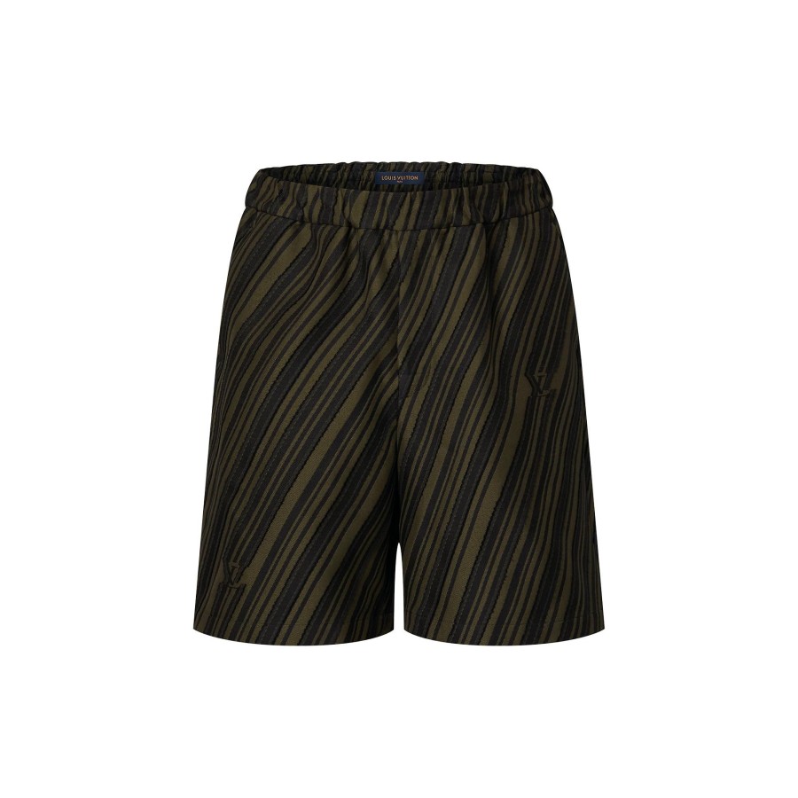 Men Louis Vuitton Pants | Casual Cotton Jacquard Shorts