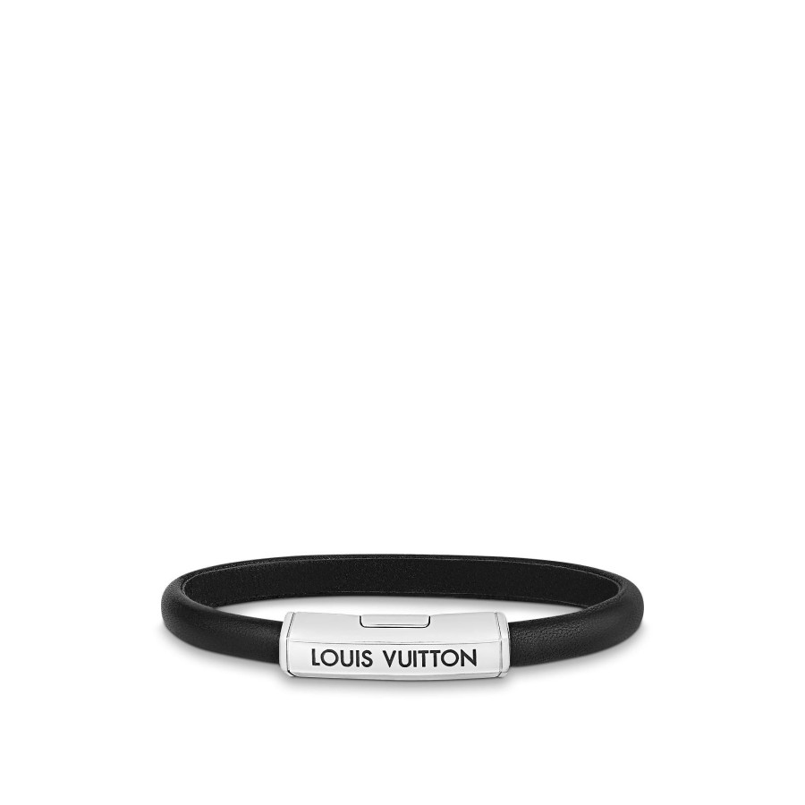 Men Louis Vuitton Bracelets | Clip It Bracelet Black