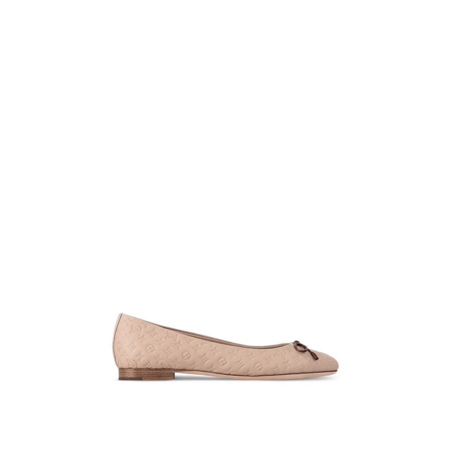 Women Louis Vuitton Loafers And Ballerinas | Nina Flat Ballerina Nude