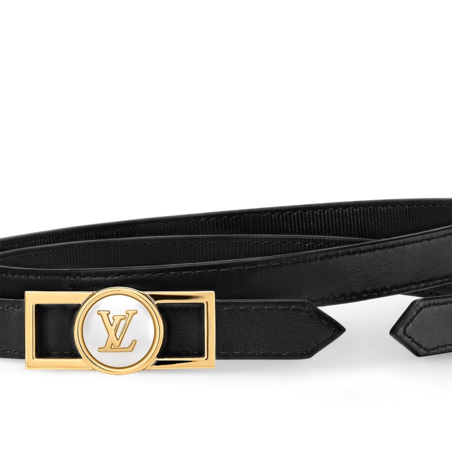 Women Louis Vuitton Belts | Dauphine Pearl 20Mm Reversible Belt