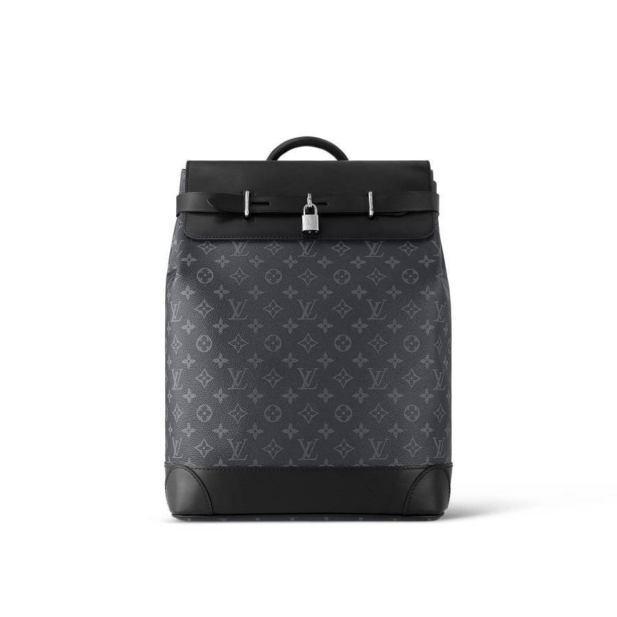 Men Louis Vuitton Iconic Monogram Bags | Steamer Backpack