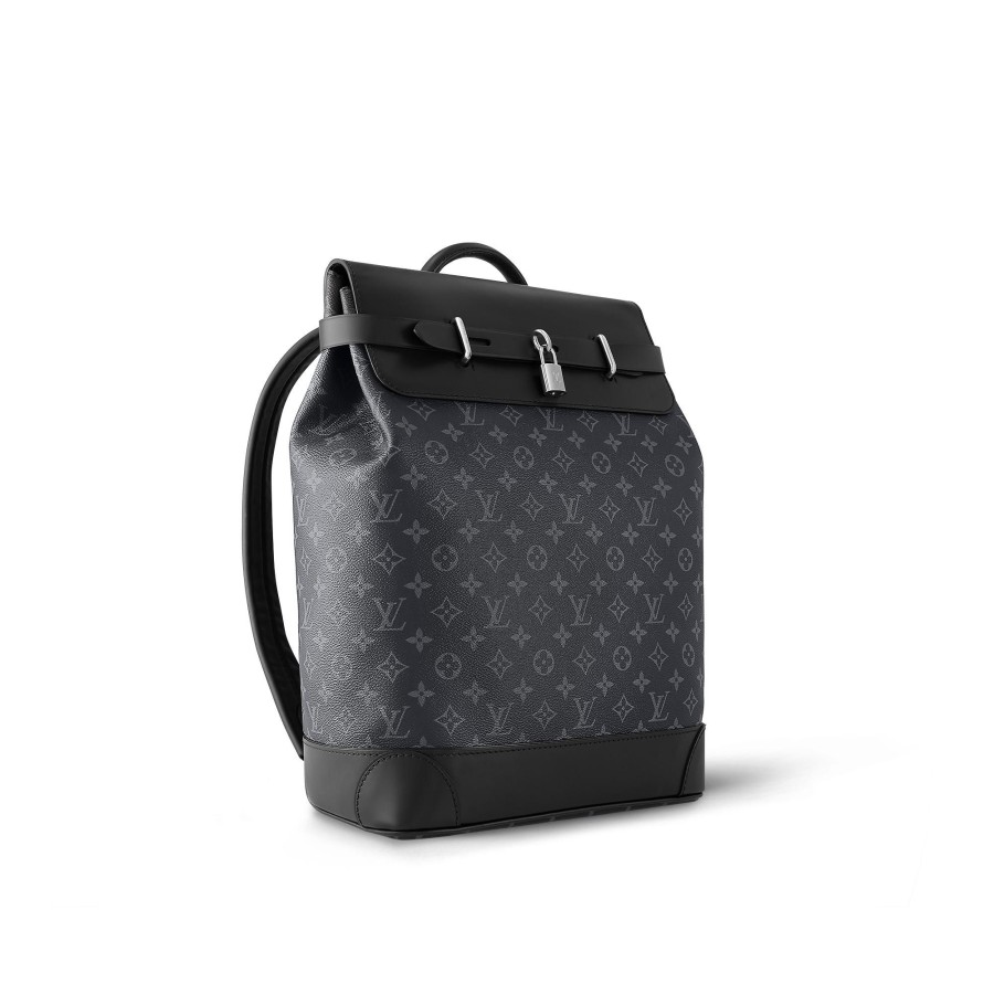 Men Louis Vuitton Iconic Monogram Bags | Steamer Backpack