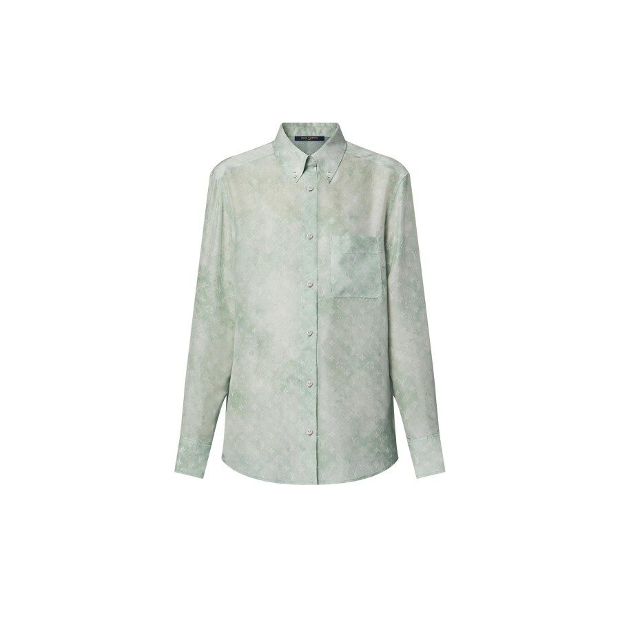 Women Louis Vuitton Tops | Monogram Cloud Shirt Etang