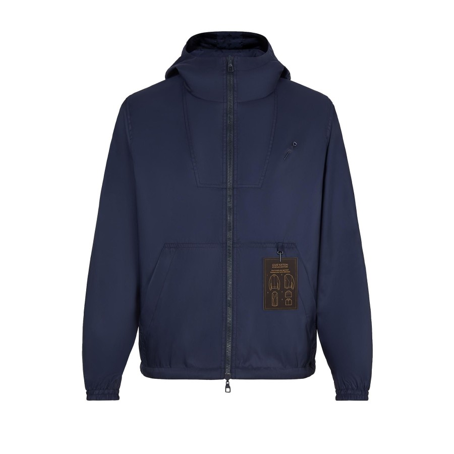 Men Louis Vuitton Coats And Outerwear | Monogram Reversible Windbreaker Marine