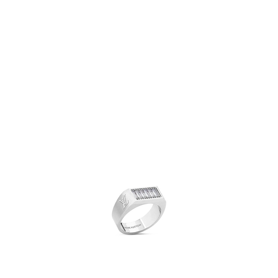 Men Louis Vuitton Rings And Earrings | Lv Reflect Crystal Ring