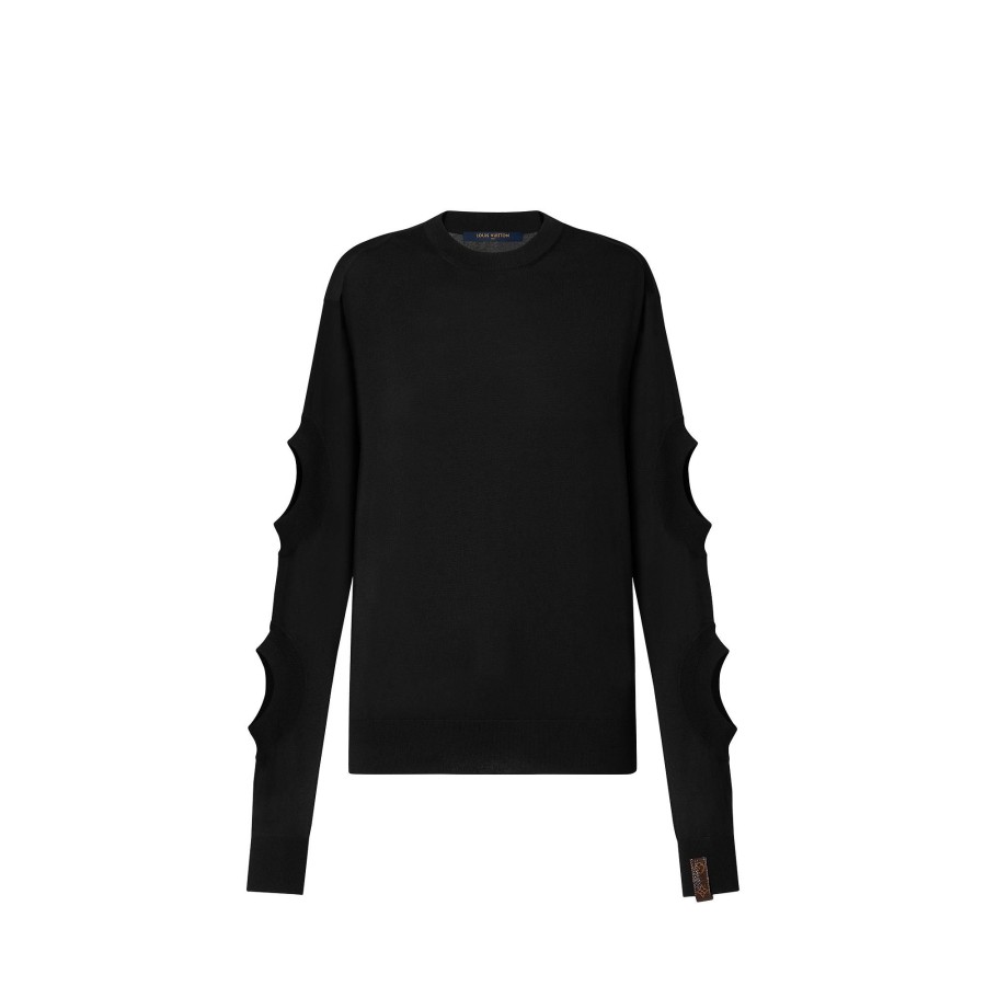 Women Louis Vuitton Knitwear | Cut Out Sleeve Pullover