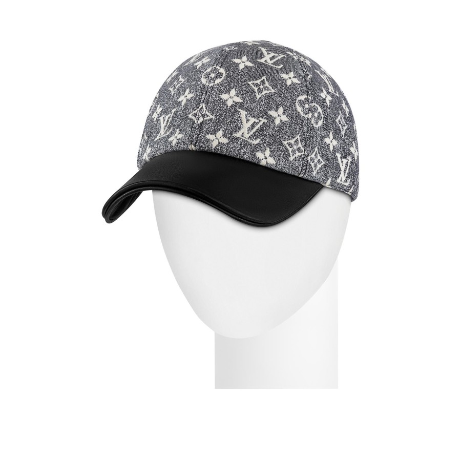 Women Louis Vuitton Hats And Gloves | Monogram Jacquard Denim Cap