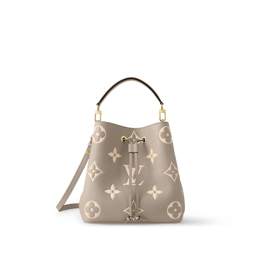 Women Louis Vuitton Leather Bags | Neonoe Mm Dove/Cream