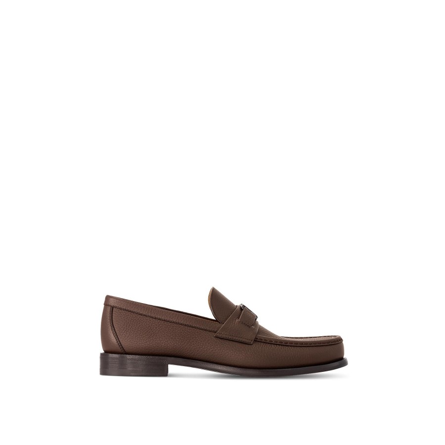 Men Louis Vuitton Loafers And Moccasins | Major Loafer Mocha