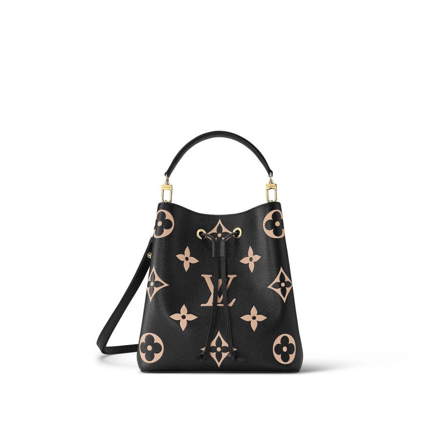 Women Louis Vuitton Shoulder And Cross Body Bags | Neonoe Mm Black/Beige