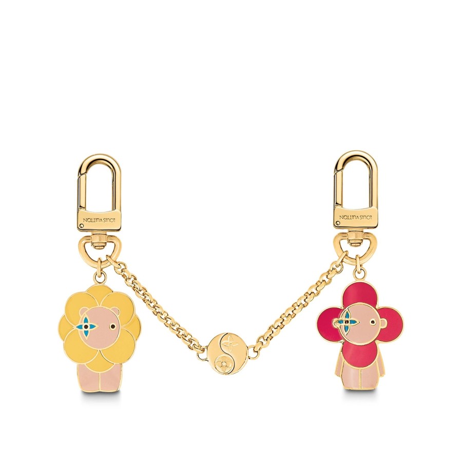 Women Louis Vuitton Key Holders And Bag Charms | Vivienne And Petula Best Friend Bag Charm And Key Holder