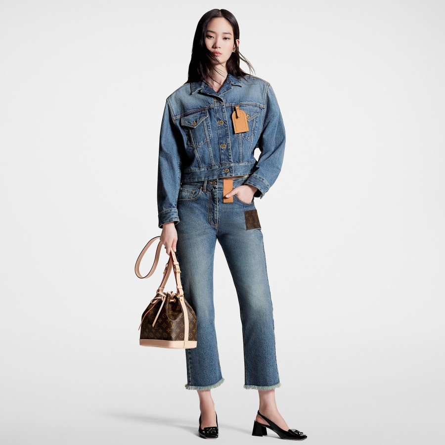 Women Louis Vuitton Denim | Stonewashed Trucker Jacket