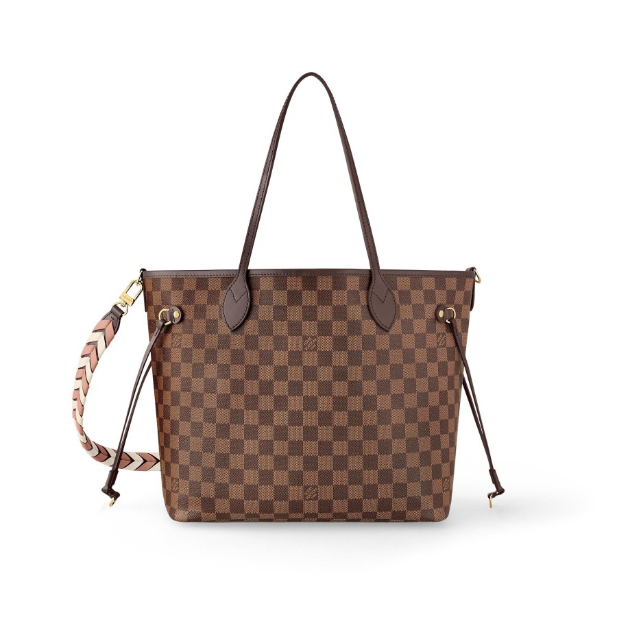 Women Louis Vuitton Shoulder And Cross Body Bags | Braided Neverfull Mm