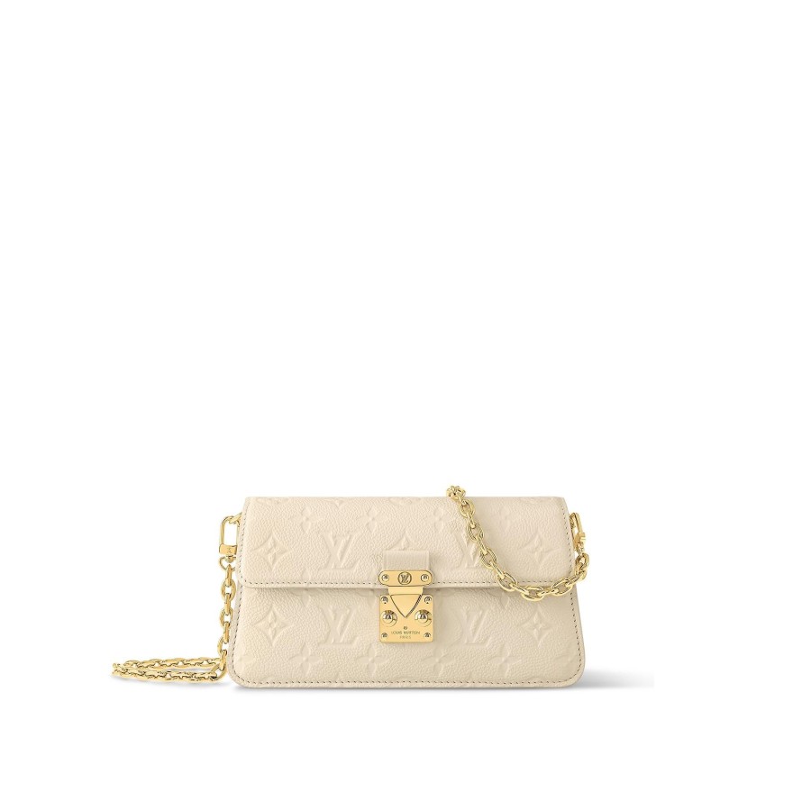 Women Louis Vuitton Chain Wallets | Wallet On Chain Metis Cream