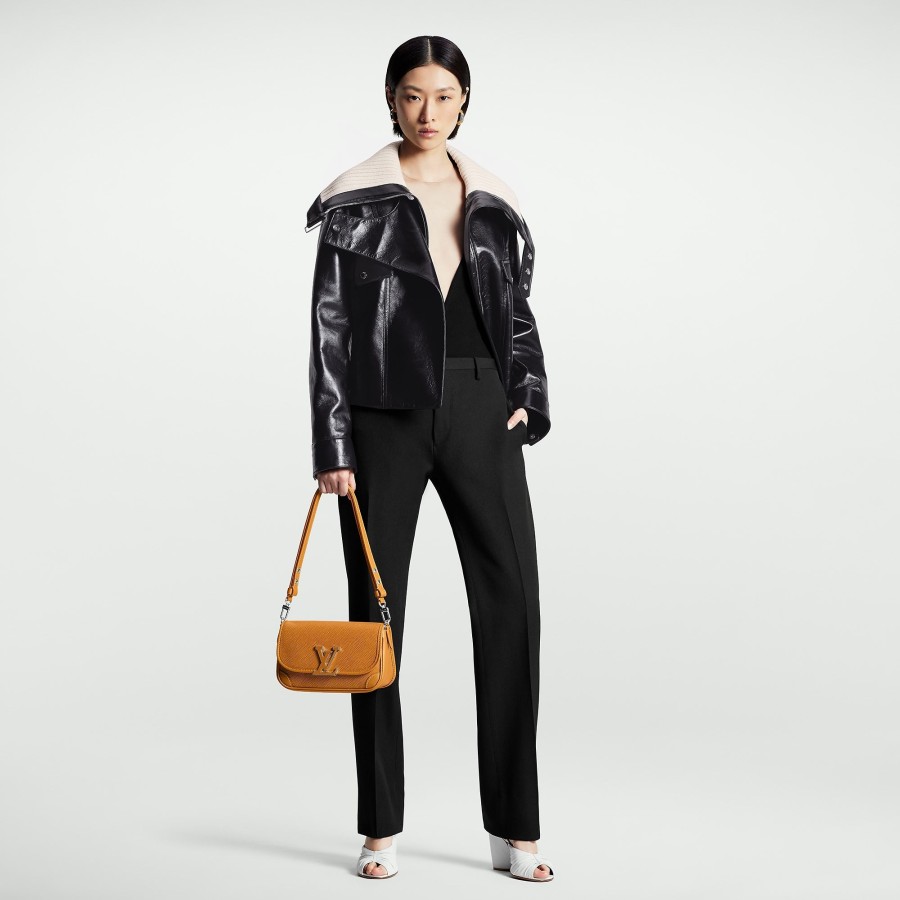 Women Louis Vuitton Pants | Rib Detail Cigarette Pants