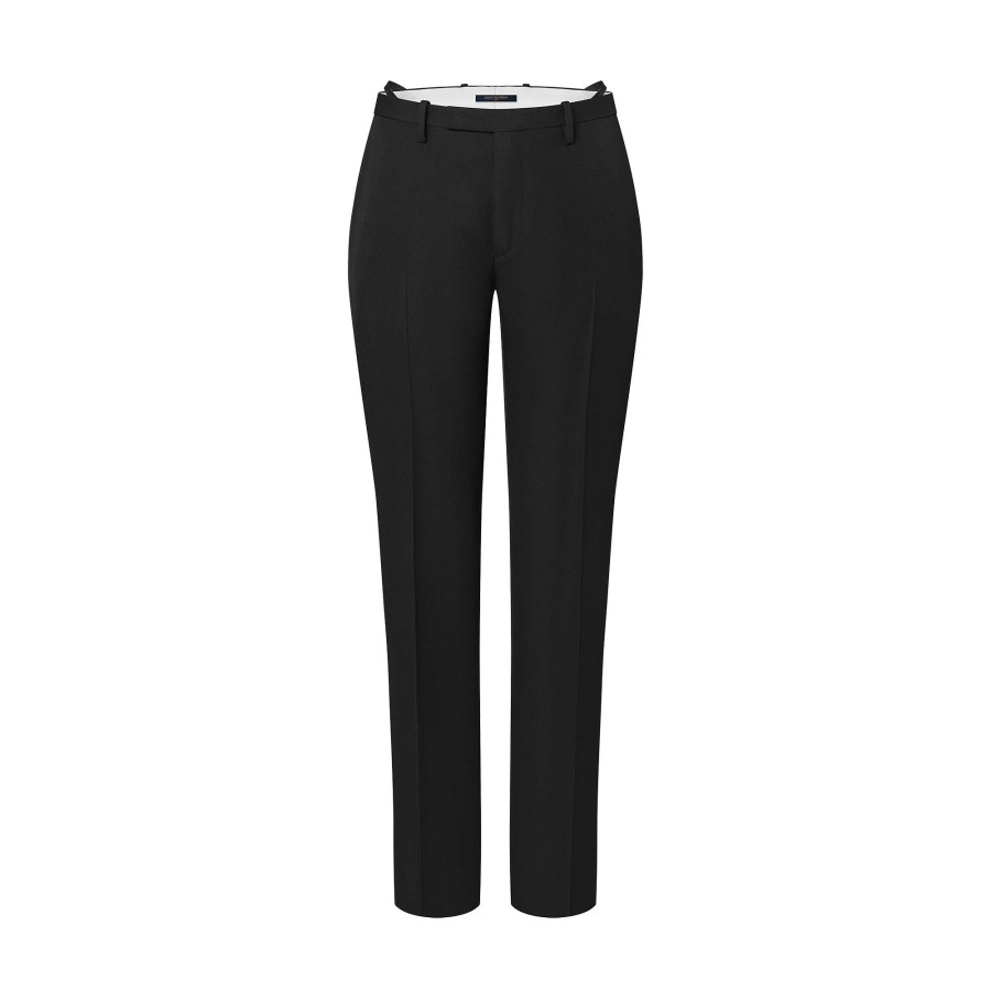 Women Louis Vuitton Pants | Rib Detail Cigarette Pants