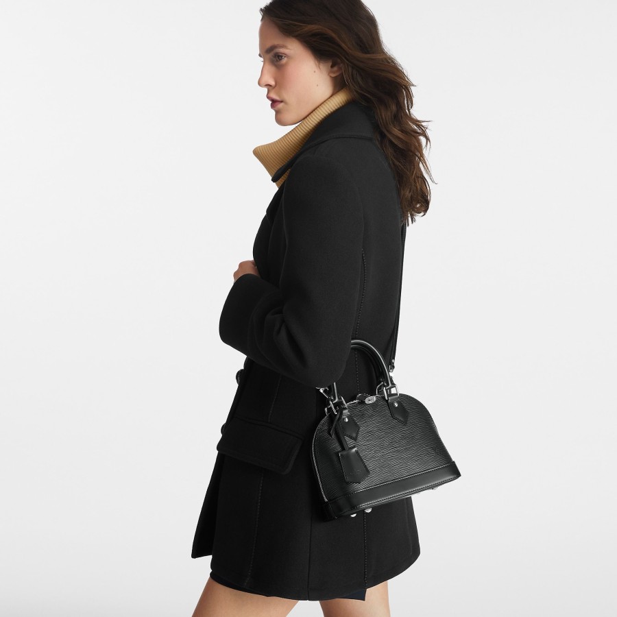 Women Louis Vuitton Leather Bags | Alma Bb Black