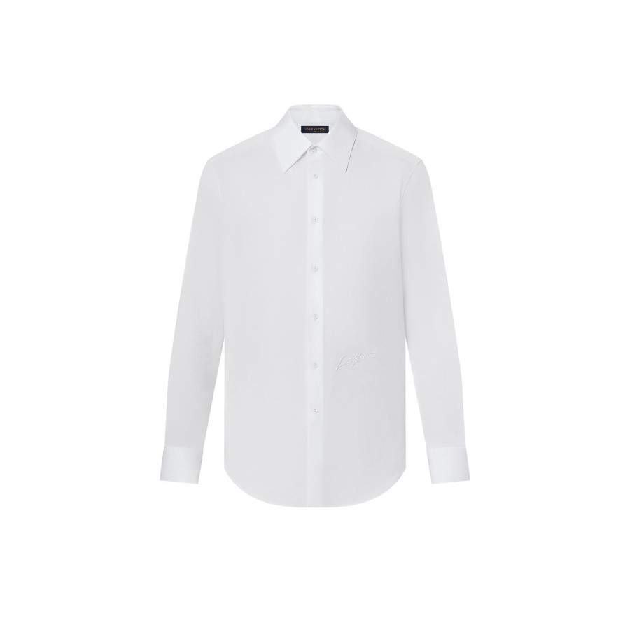 Men Louis Vuitton Shirts | Cotton Long-Sleeved Shirt