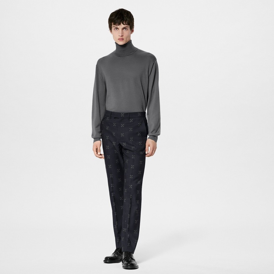 Men Louis Vuitton Pants | Wool Pont Neuf Cigarette Pants