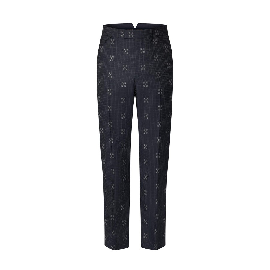 Men Louis Vuitton Pants | Wool Pont Neuf Cigarette Pants