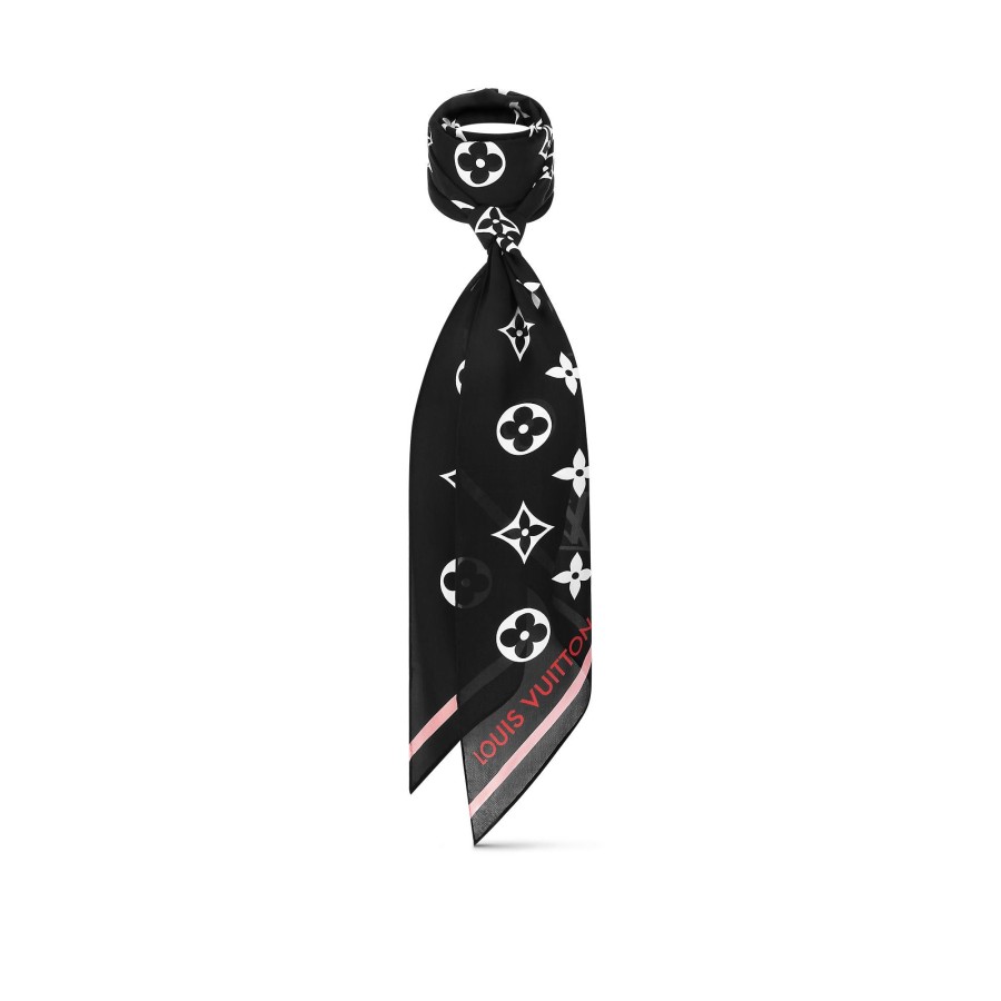 Women Louis Vuitton Shawls And Stoles | Lv Ideal Printed Stole Black