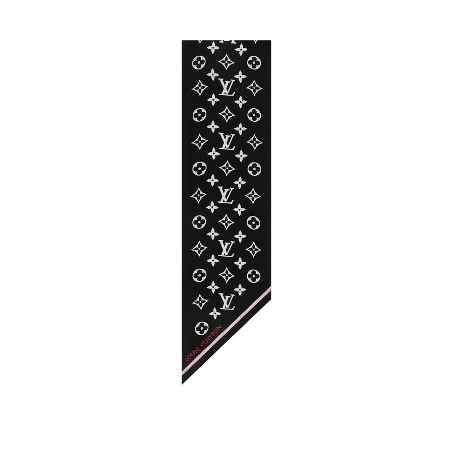 Women Louis Vuitton Shawls And Stoles | Lv Ideal Printed Stole Black