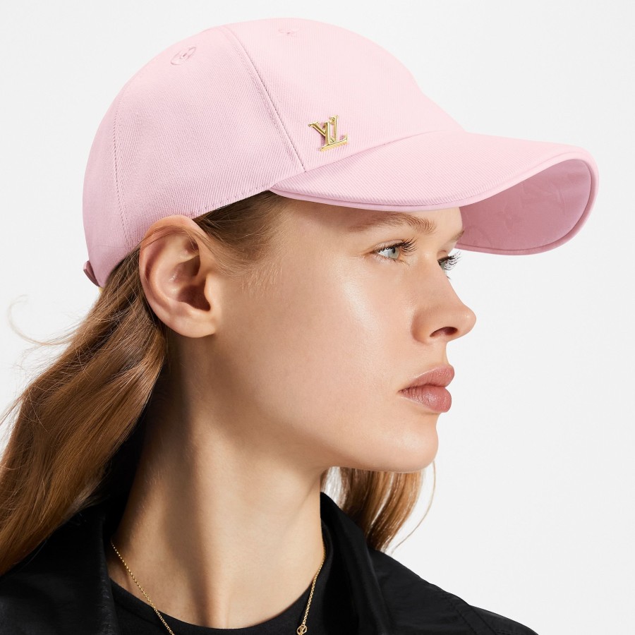 Women Louis Vuitton Hats And Gloves | Lv Iconic Cap Light Pink